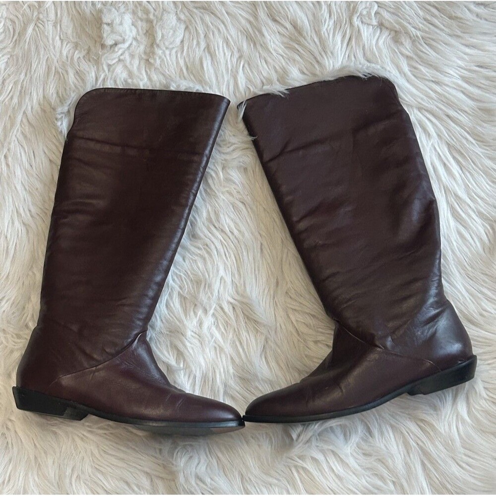 Vintage 80’s Size 8.5 Burgundy Revelations Boots  Retro Boho Whimsygoth